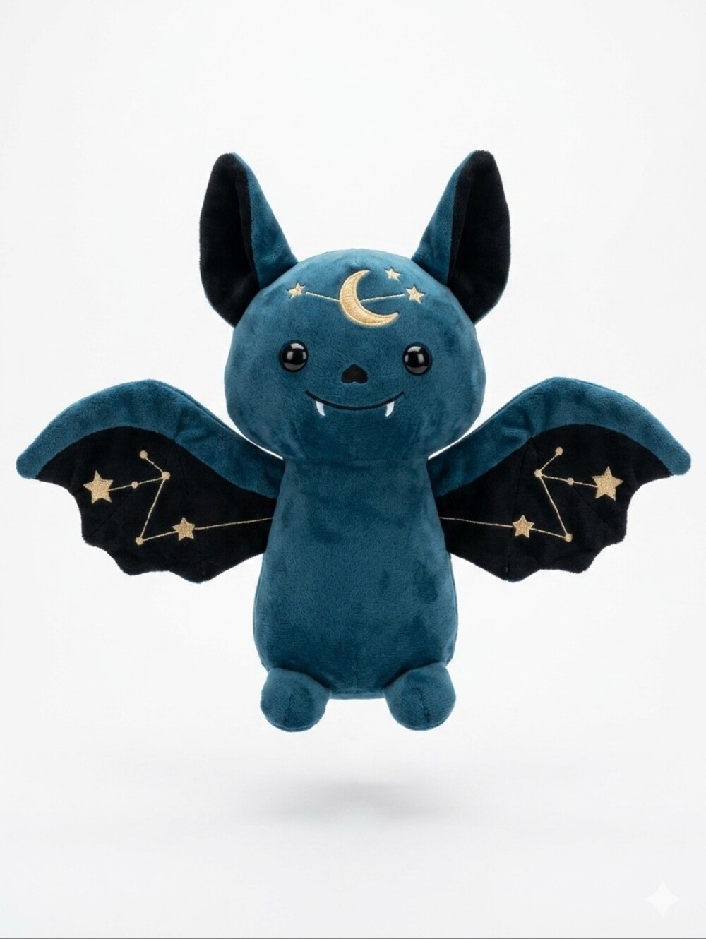 Astrid the Astrology Bat, a 10-inch Plush Moonlit Bat Stuffed Toy Teal